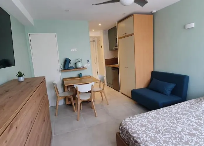 Studio confort, plages proche, wifi, 2 lits - FAME MARINA BAIE DES ANGES